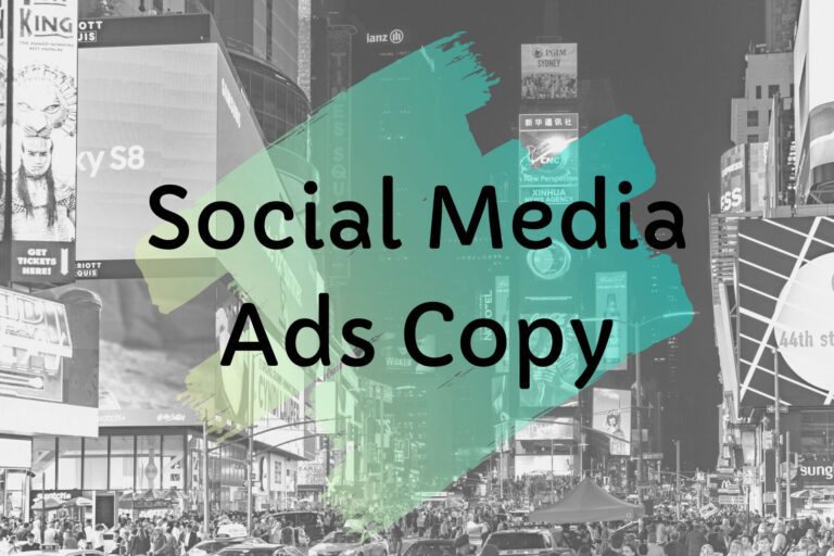 Social Media Ads Copy Angebot Titelbild