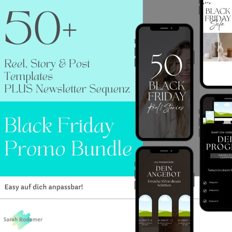 Black Friday Promo Bundle Mockup