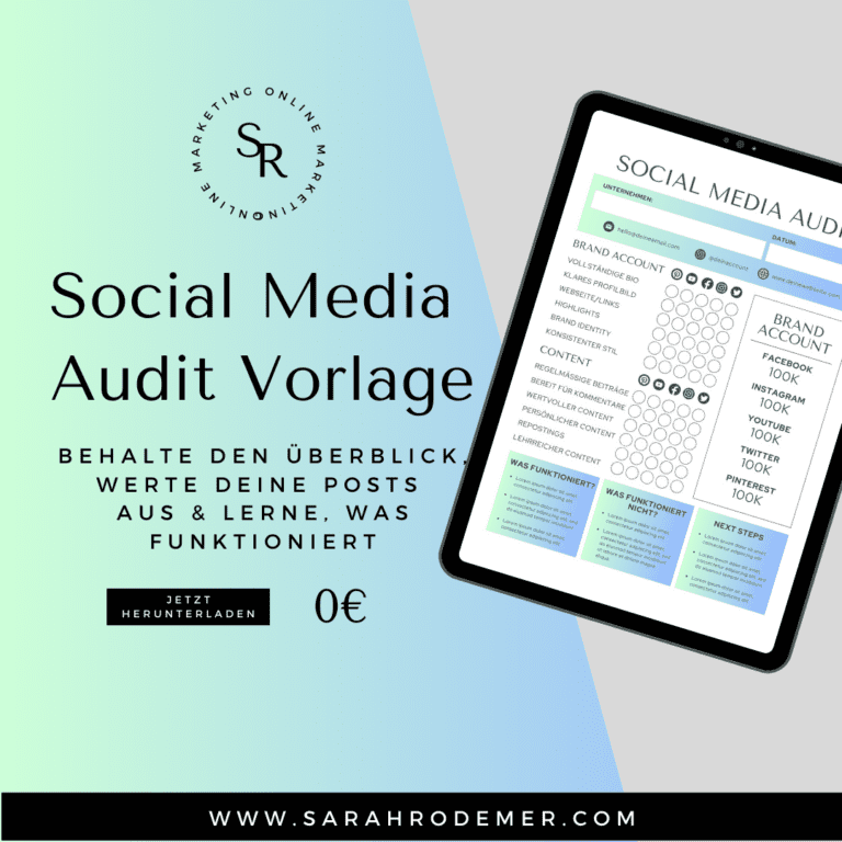 DIY Social Media Audit MockUp