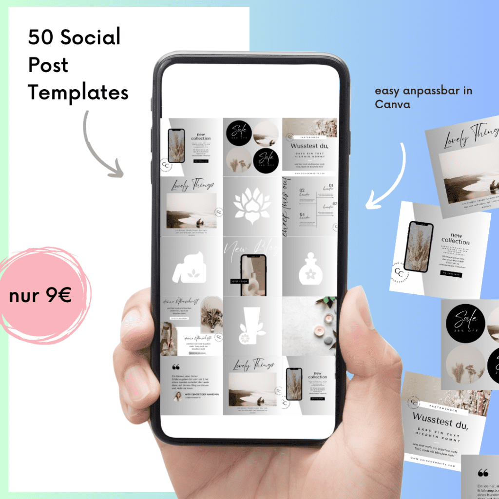 30 Social Media Templates Mock Up neu