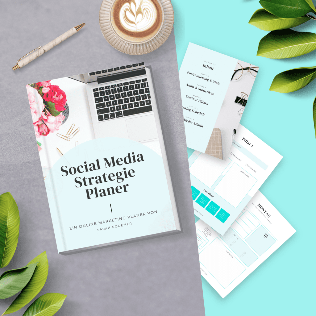 Social Media Strategie Planer mock-Up